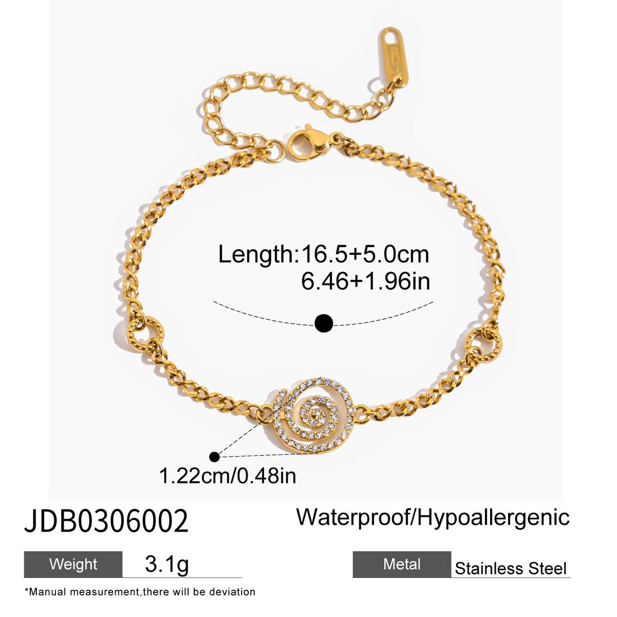 zircon bracelet