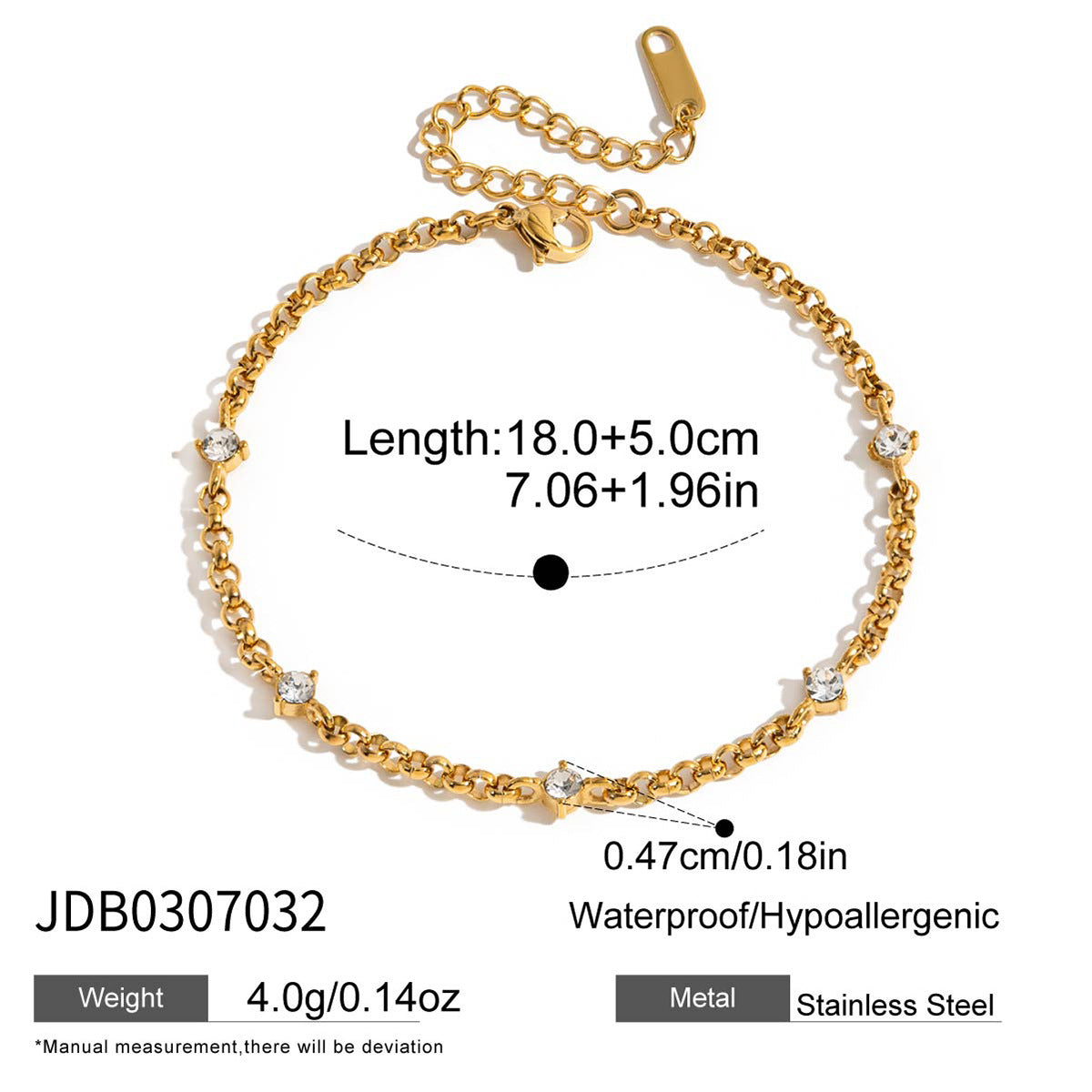 zircon bracelet