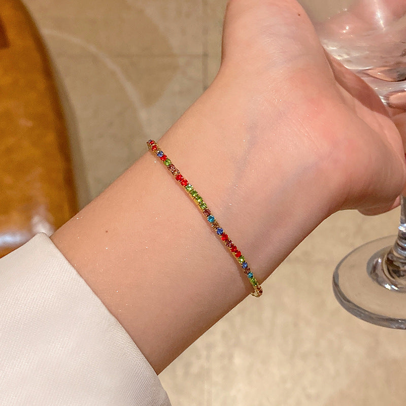 Zircon bracelet