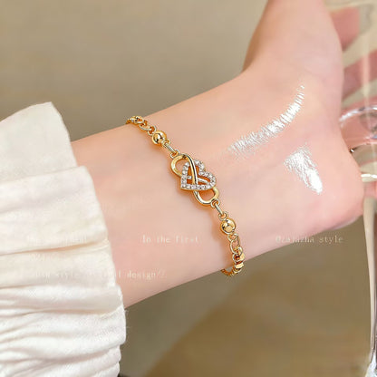 Zircon Butterfly Love Bracelet