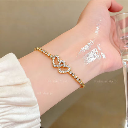 Zircon Butterfly Love Bracelet