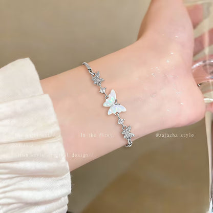 Zircon Butterfly Love Bracelet