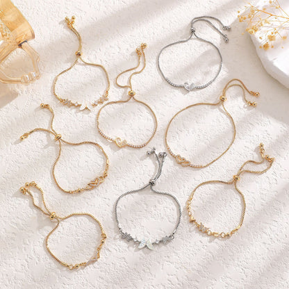 Zircon Butterfly Love Bracelet