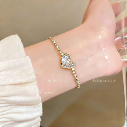 Zircon Butterfly Love Bracelet