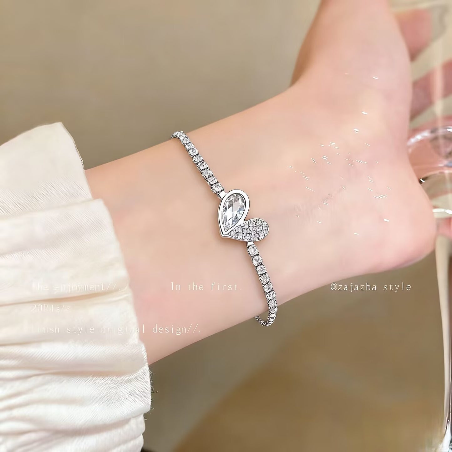 Zircon Butterfly Love Bracelet