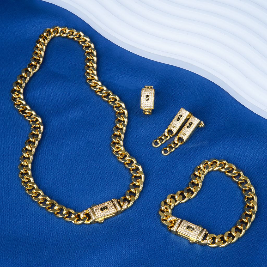 Zircon Cuban Chain