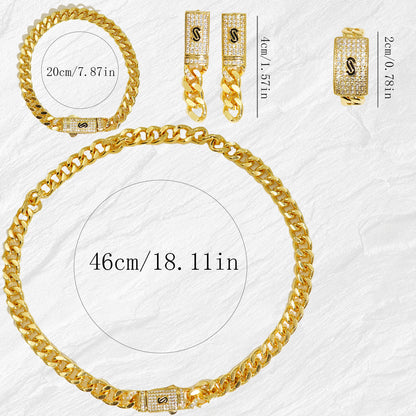 Zircon Cuban Chain