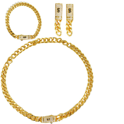 Zircon Cuban Chain