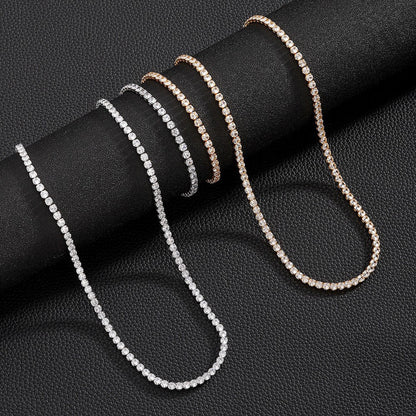 Zircon Cuban Chain Necklace