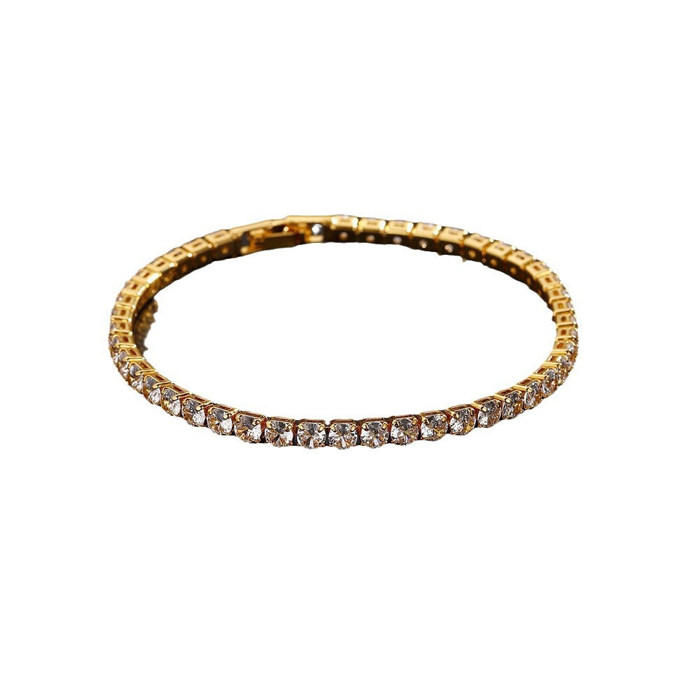Zircon Cuban Chain Necklace