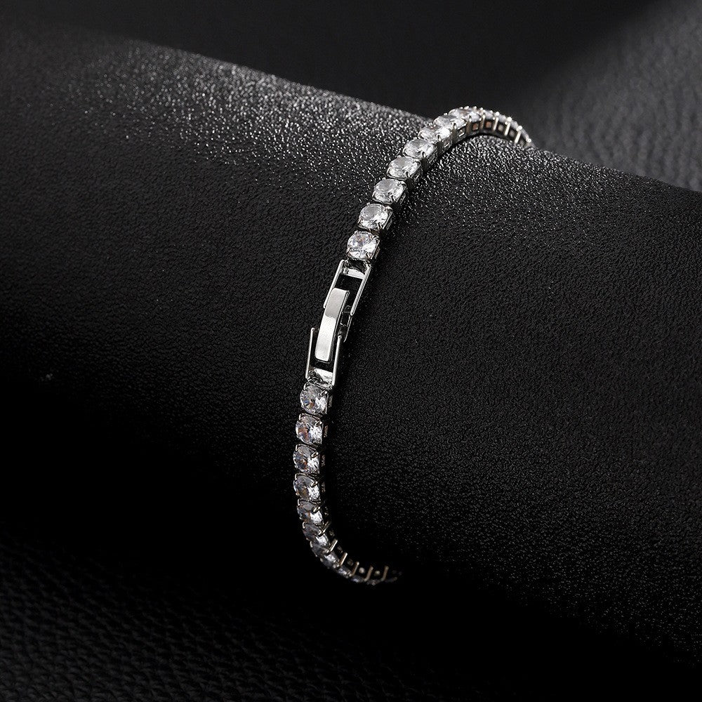 Zircon Cuban Chain Necklace