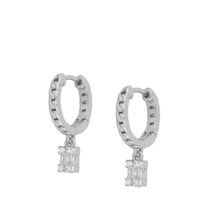 Zircon eardrop with drill