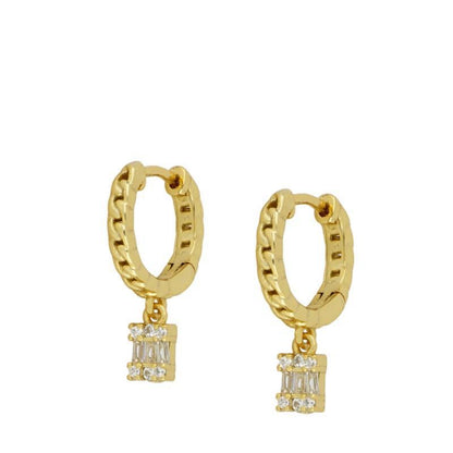 Zircon eardrop with drill