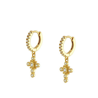 Zircon eardrop with drill