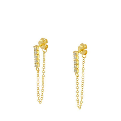 Zircon eardrop with drill