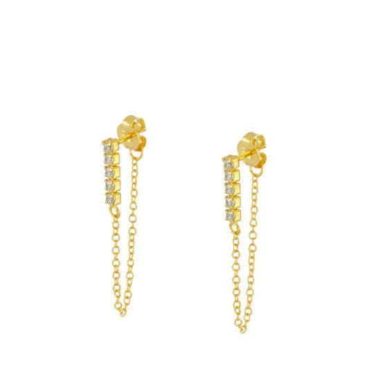 Zircon eardrop with drill