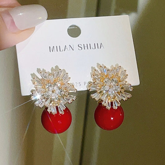 zircon earrings