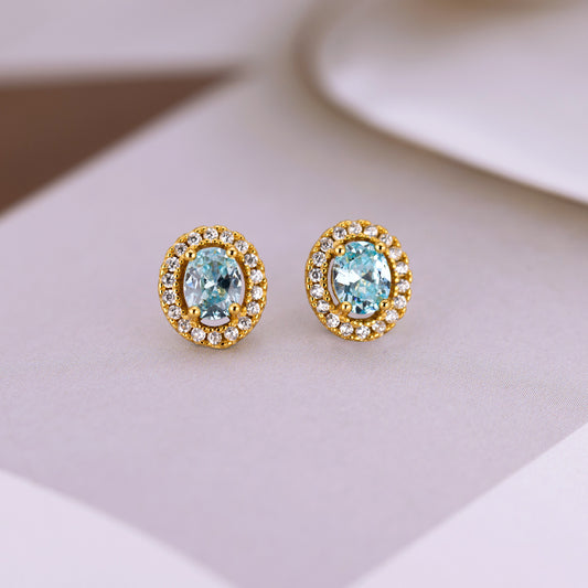 Zircon earrings