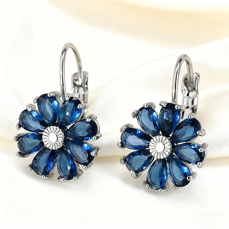Zircon earrings