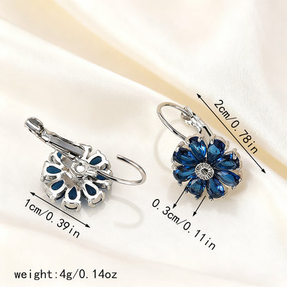 Zircon earrings
