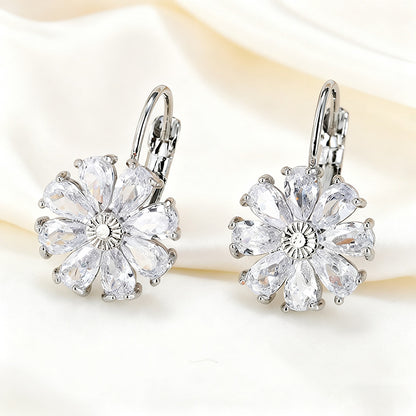 Zircon earrings