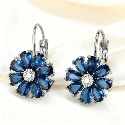 Zircon earrings