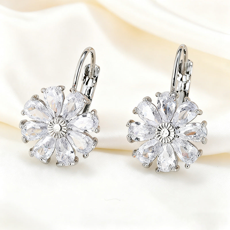 Zircon earrings