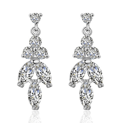 Zircon earrings