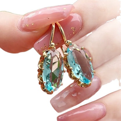Zircon Gemstone Multilayer Earrings