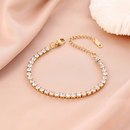Zircon Geometric Bracelet