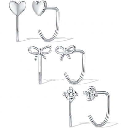Zircon Geometric Earrings Set