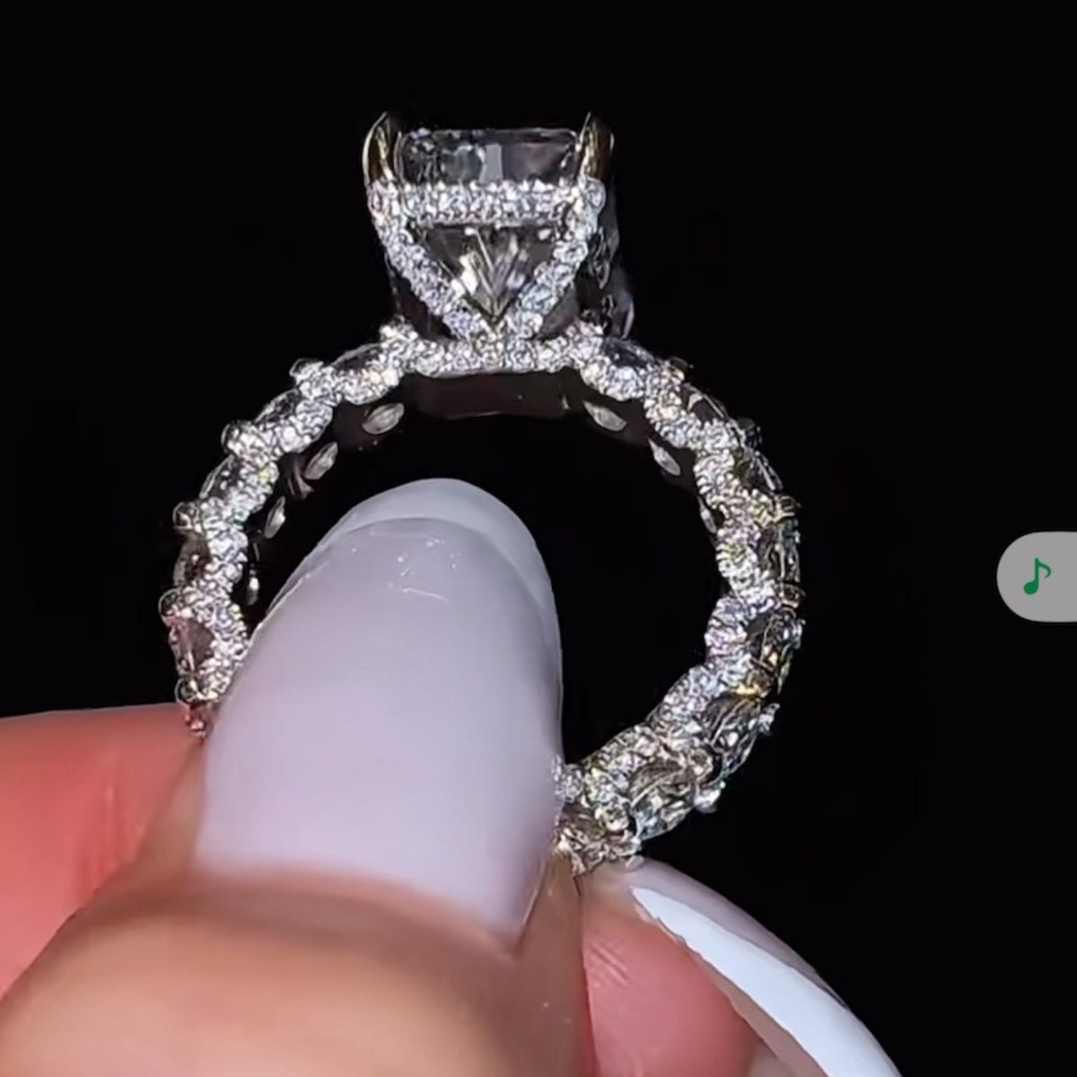 Zircon Geometric Women Ring