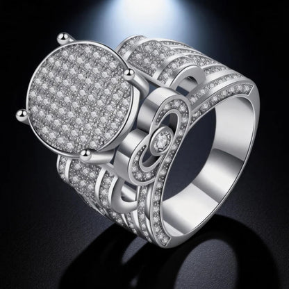 Zircon Heart Ring Jewelry