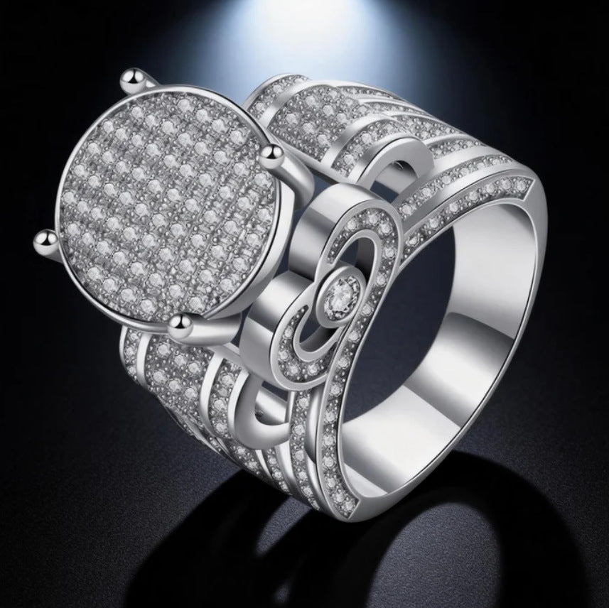 Zircon Heart Ring Jewelry