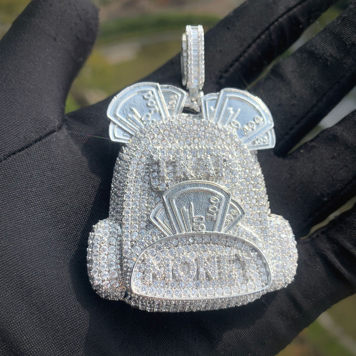 Zircon Hip-Hop Pendant Necklace