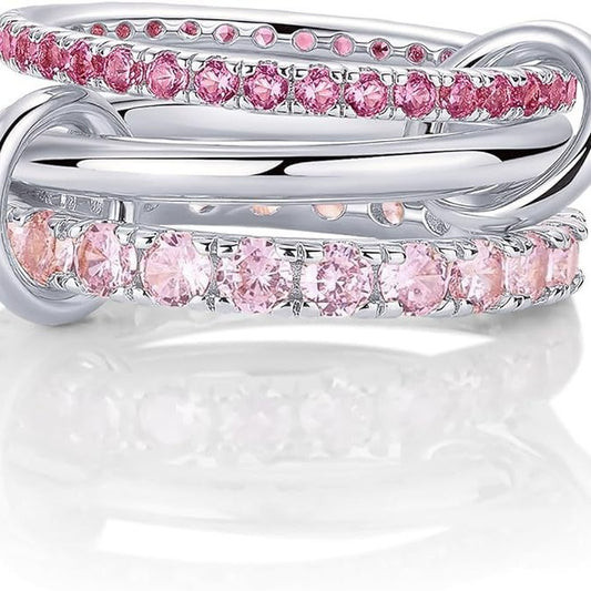 Zircon Interlocking Ring