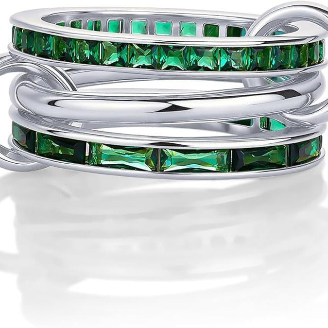 Zircon Interlocking Ring