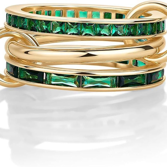 Zircon Interlocking Ring