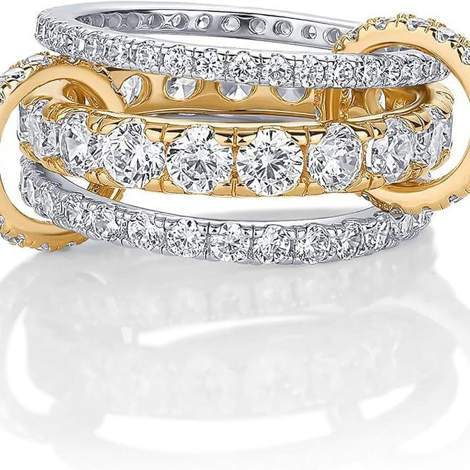 Zircon Interlocking Ring