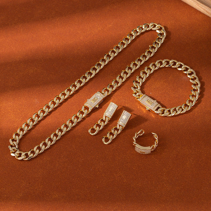 zircon jewelry set