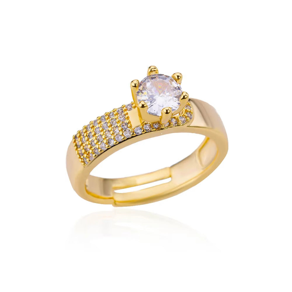 zircon leaf ring