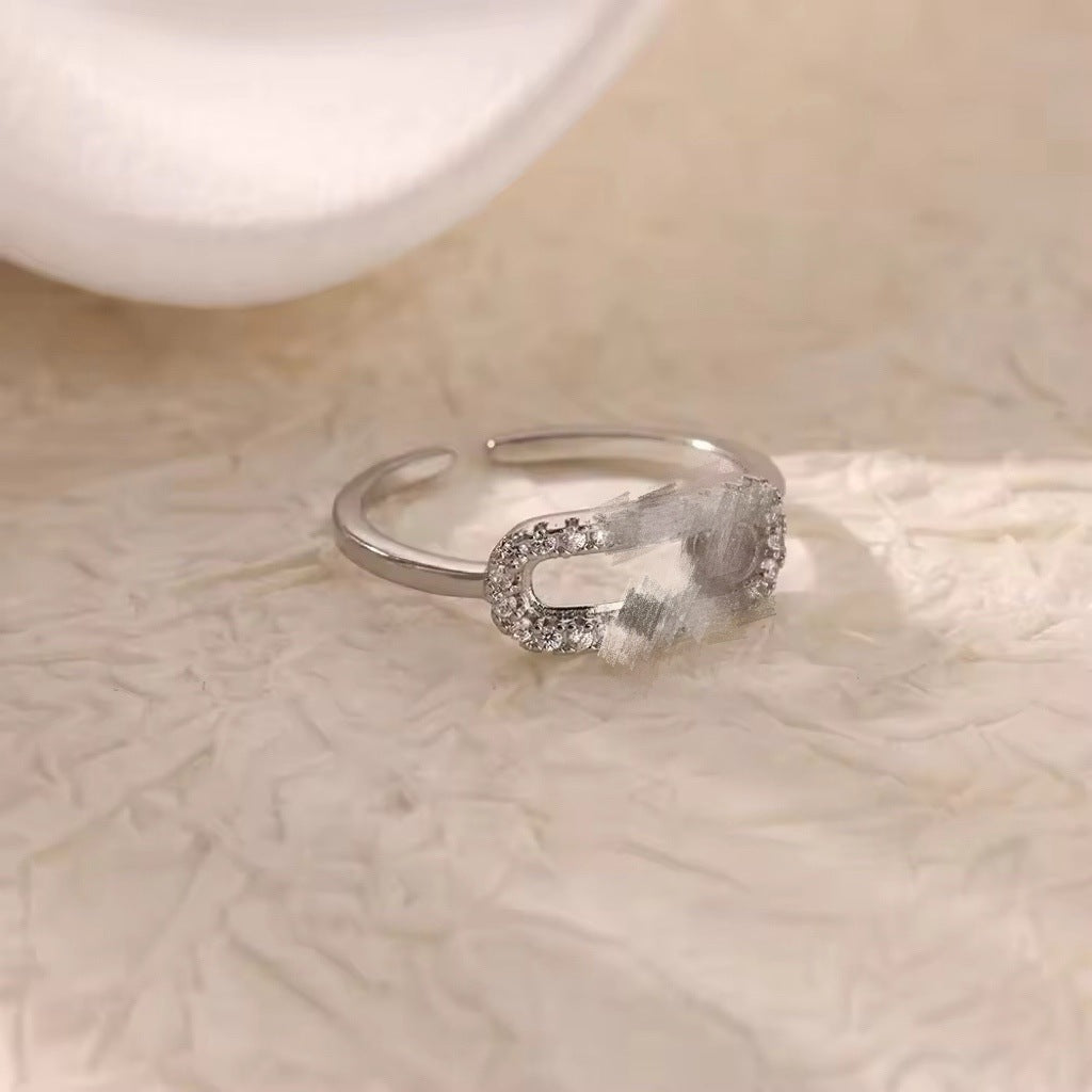 zircon leaf ring