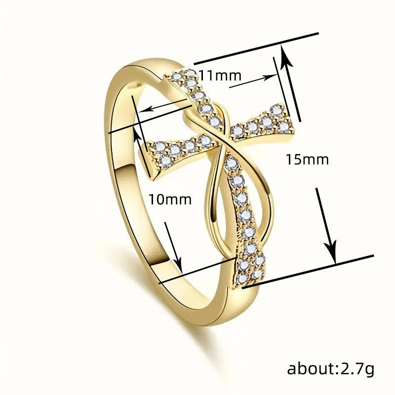 Zircon Möbius ring