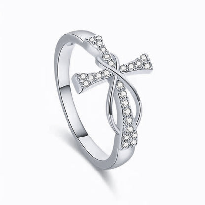 Zircon Möbius ring