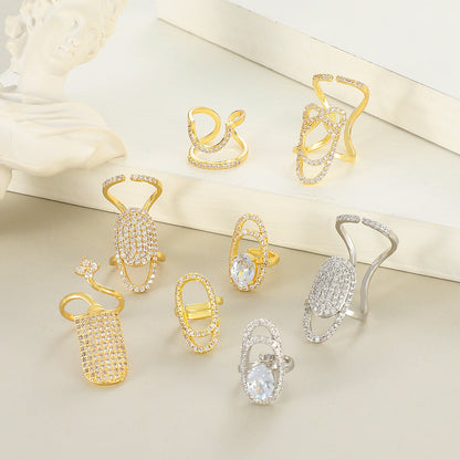Zircon Nail Ring