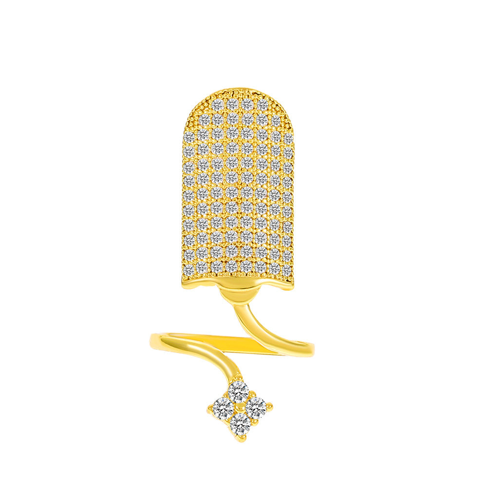 Zircon Nail Ring