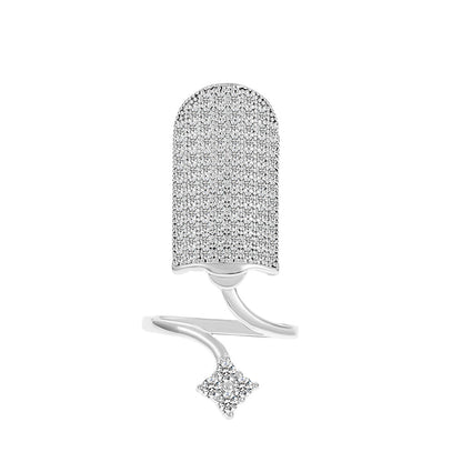 Zircon Nail Ring