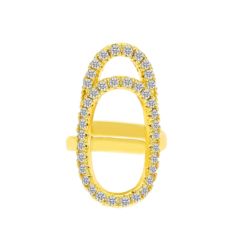 Zircon Nail Ring