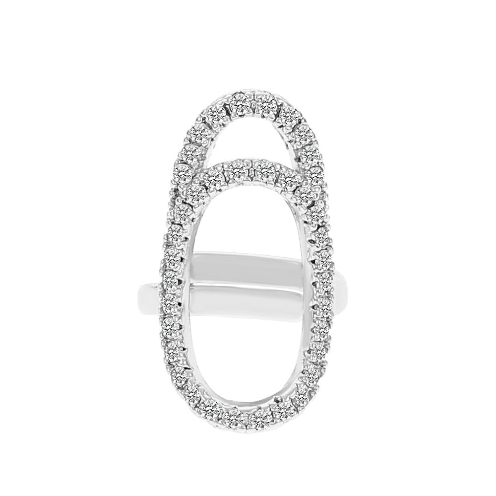 Zircon Nail Ring