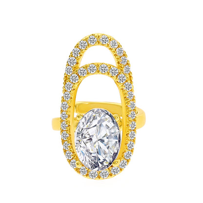 Zircon Nail Ring